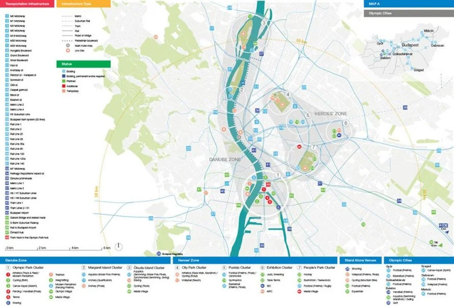 Budapest Olympics 2024 Masterplan