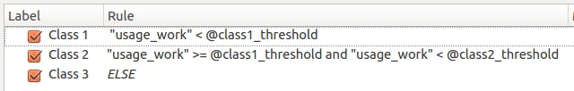 Matching rule-based labels