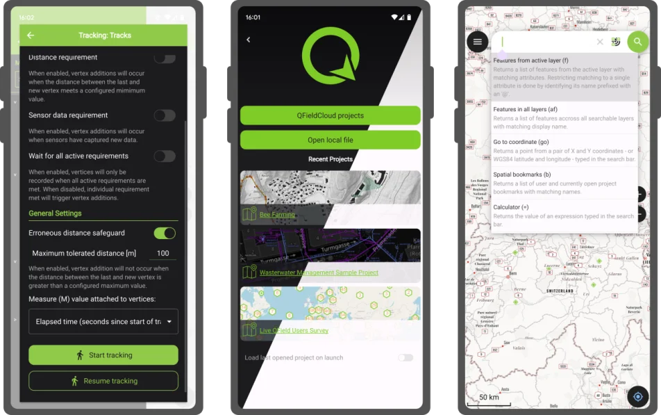 QField 3.0 screenshots